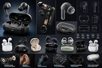 design wireless earbuds, tws earbuds, bluetooth earphones, 3d cad
