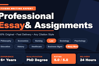 write well researched essays, reports, and research summaries