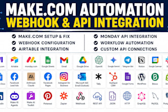 fix setup make com automation monday airtable api integration make com webhook