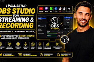 setup obs studio for streaming and recording