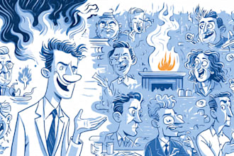 create digital political cartoon for political cartoon