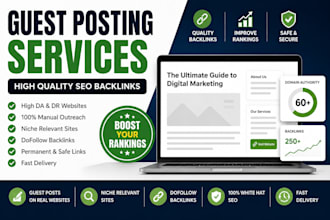 provide guest posts on high DR sites