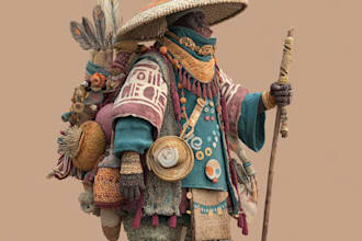 design a concept art character or object