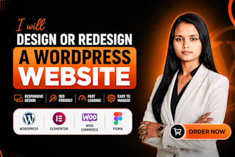 design or redesign a wordpress website