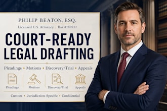draft legal appellate briefs, notice of appeal, and writ petitions