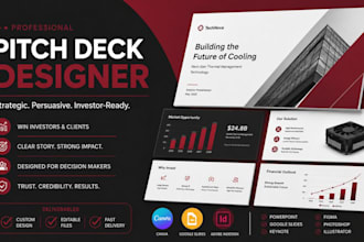 design premium sales pitch deck for saas tech b2b sale deck tech company