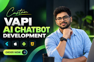 be ai developer for vapi ai chatbot, ai agent in ai mobile app, ai website