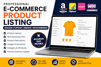 upload products on amazon flipkart meesho and woocommerce