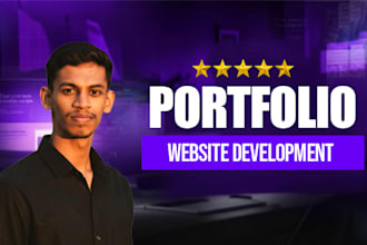 design and develop a modern portfolio website for freelancers