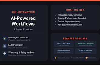 create custom n8n workflows and automations