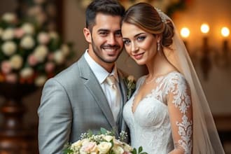 do wedding and portrait retouching