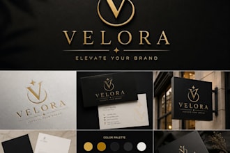 create a luxury logo and brand identity
