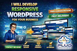 develop wordpress website for your business
