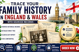 trace your family history in england and wales with sourced records