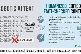 humanize edit and fact check your ai generated content