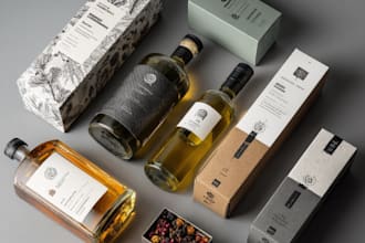 do product packaging and label design