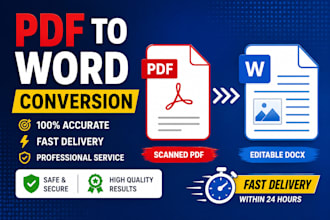do PDF to word conversion