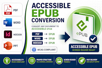 do epub conversion and accessibility remediation service