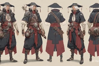 do character design and concept art