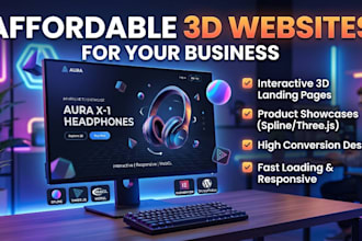build a stunning interactive 3d website at an affordable low cost