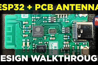 design pcb layout, multilayer pcb, schematic in kicad, circuit, esp32 pcb design