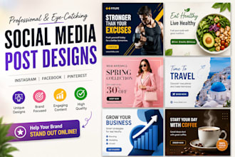 design social media posts