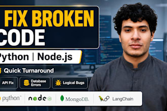 fix bugs in node js, react and javascript backend