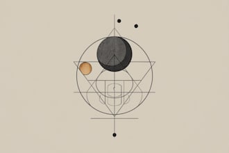 design a modern and minimalist tattoo design