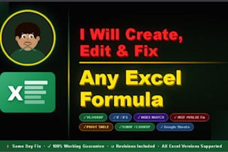 fix your broken excel formulas, vlookup, if functions and pivot tables