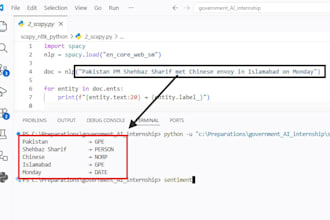 perform nlp analysis on your text data