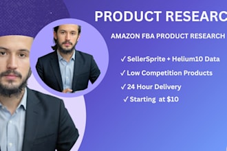 do amazon product hunting and fba research with helium 10