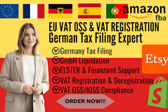 handle germany tax filing, gmbh liquidation, finanzamt and vat deregistration