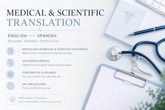 manually translate documents en to es and es to en