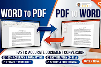 convert word to PDF, PDF to word and format documents