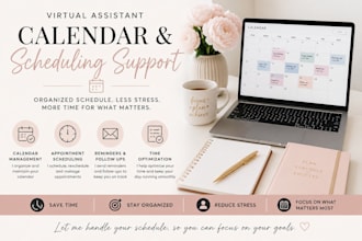 manage your calendar and schedule appointments efficiently
