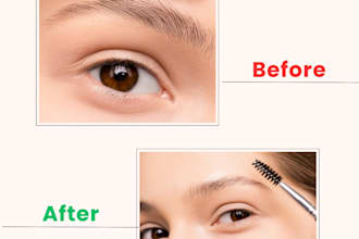 design beauty before and after social media posts