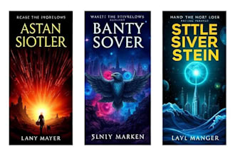 design fantasy, romance and sci fi book covers