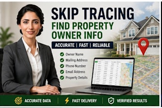 do skip tracing and find accurate property owner information