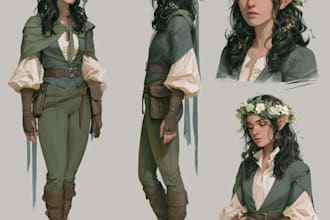 do character designs of your oc