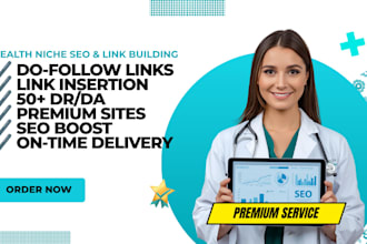 build health backlinks via health guest post on high da health sites