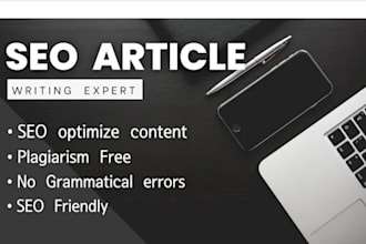 write 3 SEO blog posts for your business or website