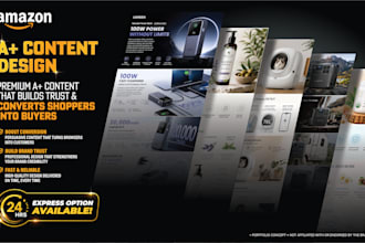 design premium amazon a plus content for beauty brands