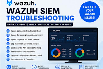 troubleshoot and fix wazuh siem and agent issues