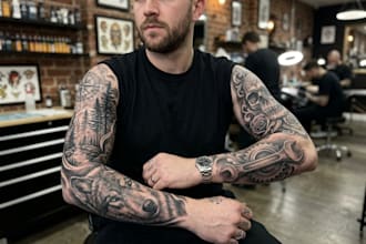 design a hand drawn custom tattoo or cover up for you
