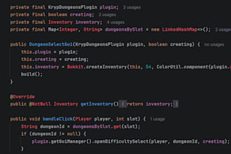 develop a custom minecraft paper or spigot plugin