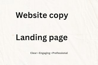 write professional app descriptions, website copy, and landing pages for