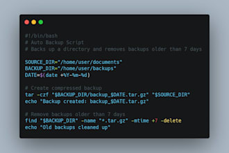 write bash scripts to automate your linux tasks