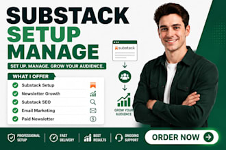 substack setup manage substack newsletter branding substack substack seo
