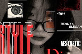 design edgy streetwear and album cover posters