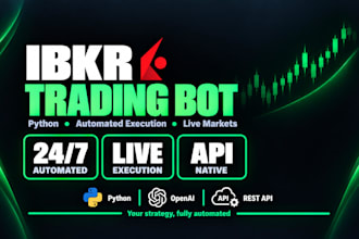 build an ibkr API trading bot using interactive brokers